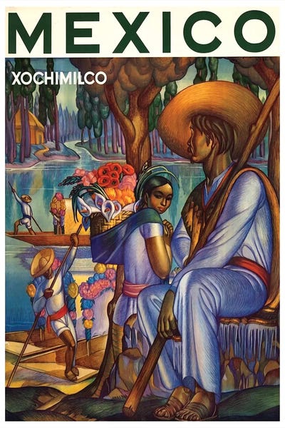 Mexico: Mexico, Xochimilco by Unknown Artist