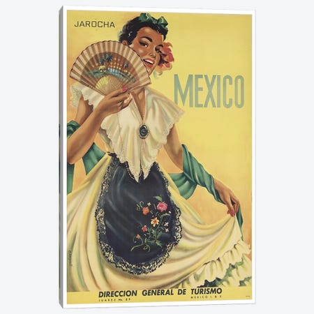 Mexico: Tourism II Canvas Print #LIV207} by Unknown Artist Canvas Print