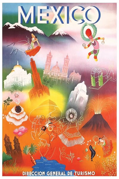 Mexico: Mexico: Tourism III by Unknown Artist
