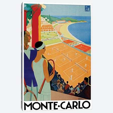 Monte Carlo Canvas Print #LIV214} by Unknown Artist Canvas Wall Art