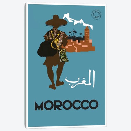 Morocco: Tourism Canvas Print #LIV216} by Unknown Artist Canvas Art