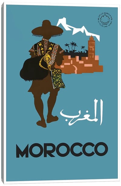 Morocco: Tourism Canvas Art Print