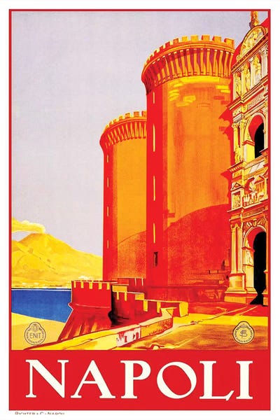 Vintage Travel Posters: Napoli by Unknown Artist
