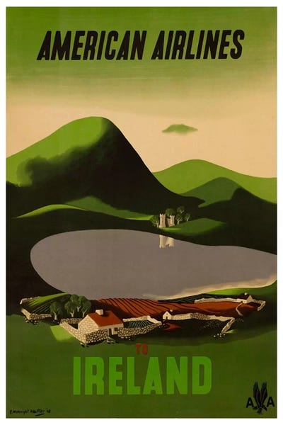 Ireland: American Airlines To Ireland by Unknown Artist