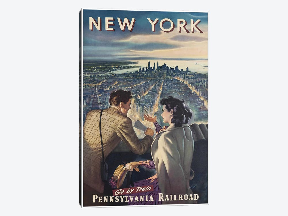 New York - Pennsylvania Railroad by Unknown Artist 1-piece Art Print