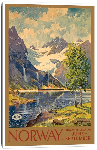 Norway: Summer Season, June-September Canvas Art Print - Norway Art