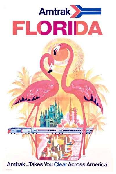 Florida: Amtrak Florida by Unknown Artist