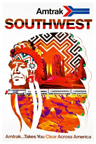 Oklahoma: Amtrak Southwest by Unknown Artist