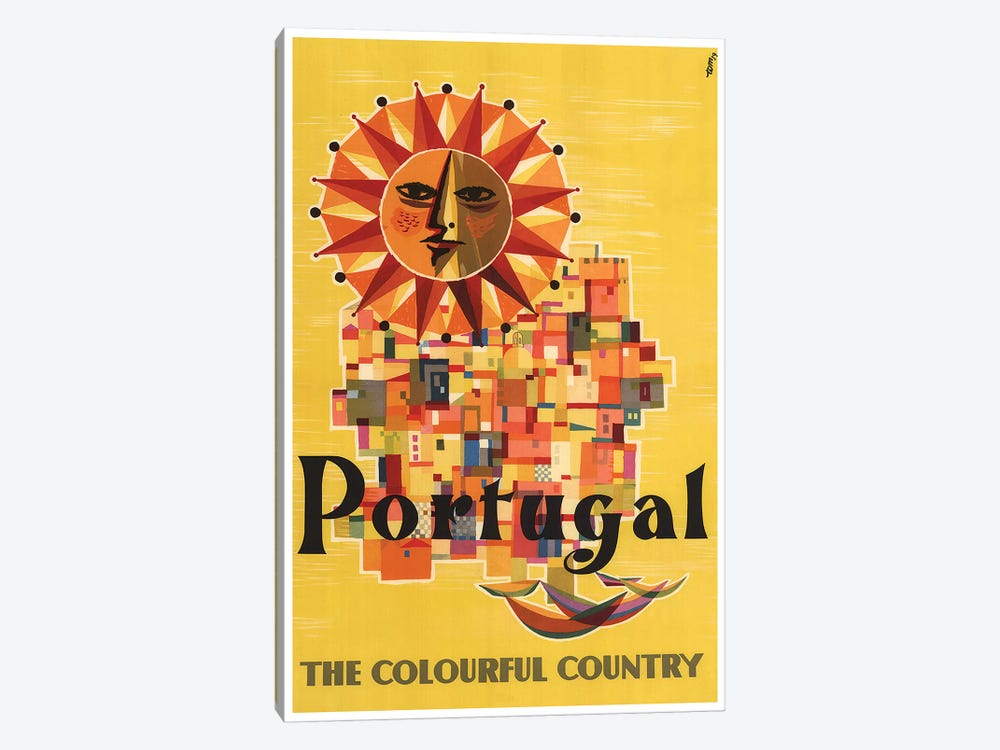 Portugal: The Colorful Country by Unknown Artist 1-piece Art Print