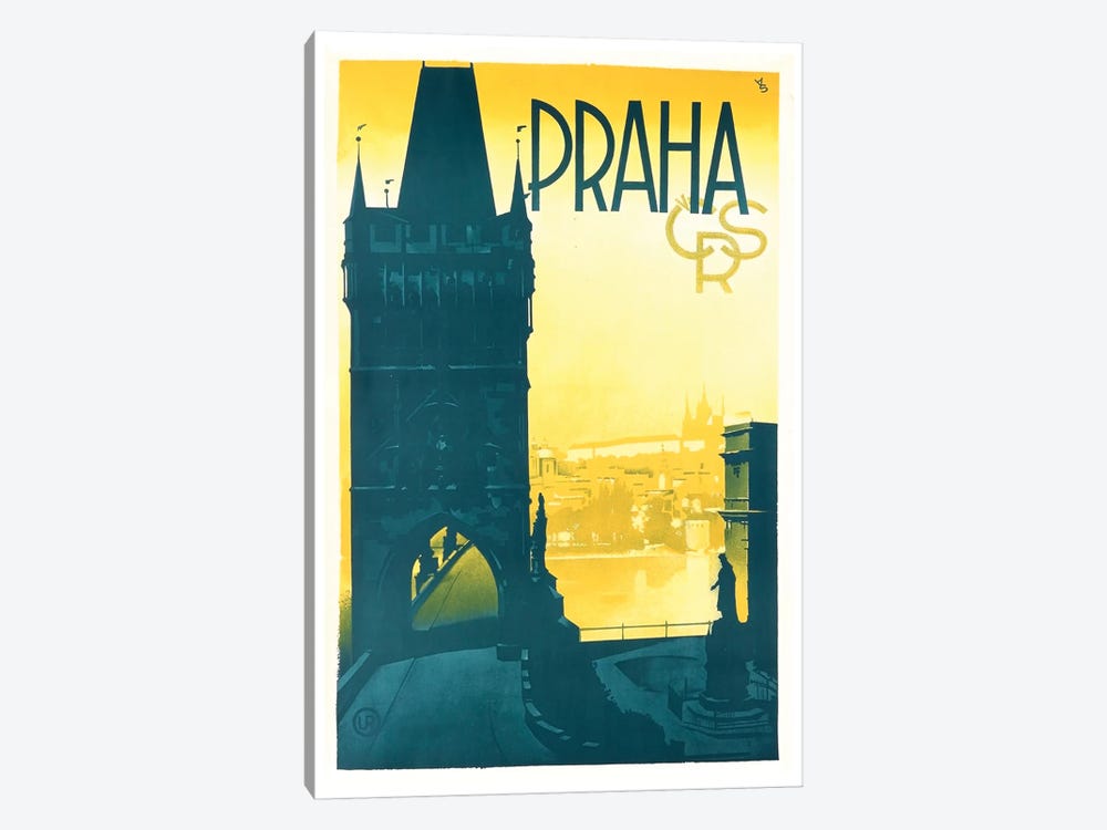 Praha (Prague) by Unknown Artist 1-piece Art Print