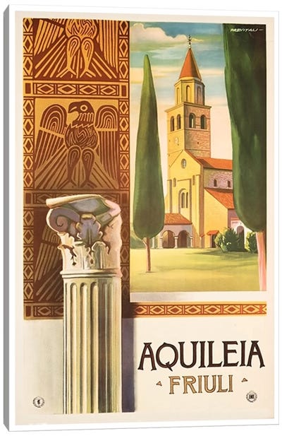 Aquileia, Friuli - Italy Canvas Art Print - Travel Posters