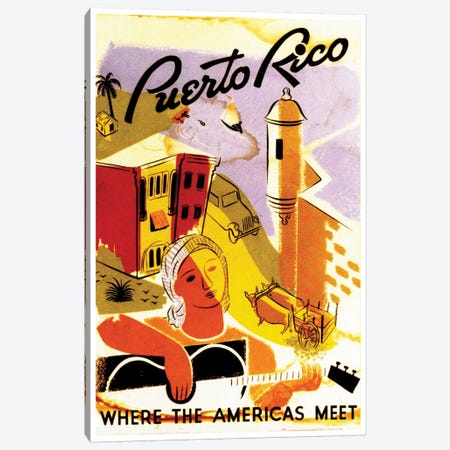 Puerto Rico: Where The Americas Meet II Canvas Print #LIV271} by Unknown Artist Art Print