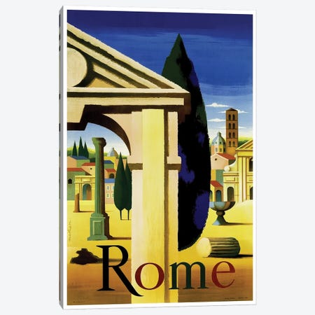 Rome Canvas Print #LIV277} by Unknown Artist Canvas Wall Art