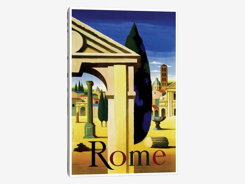 Rome by Unknown Artist 1-piece Canvas Art