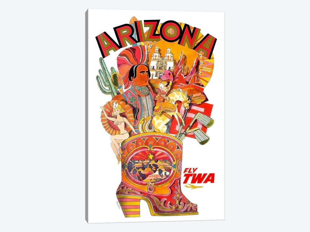 Arizona - Fly TWA I by Unknown Artist 1-piece Art Print