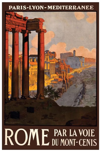 Columns: Rome Par La Voie Du Mont-Cenis by Unknown Artist