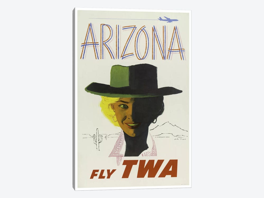 Arizona - Fly TWA II by Unknown Artist 1-piece Canvas Art
