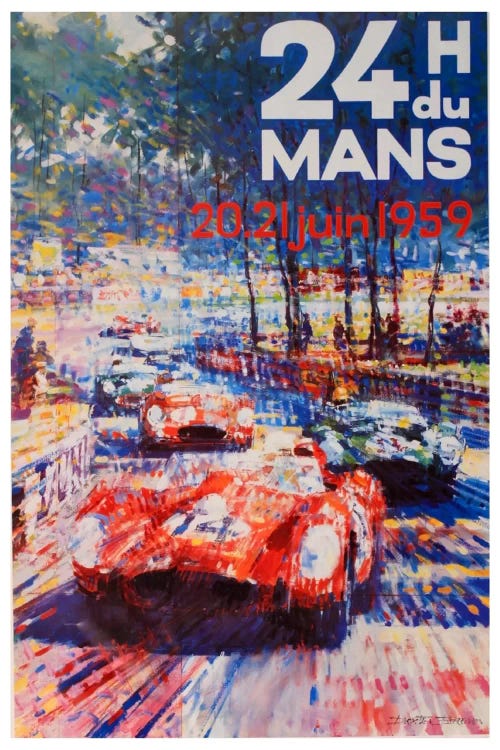 24 Heures du Mans II by Unknown Artist wall art