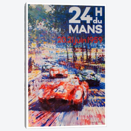 24 Heures du Mans II Canvas Print #LIV2} by Unknown Artist Canvas Print