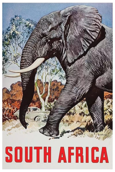 Vintage Travel Posters: South Africa - Wildlife by Unknown Artist