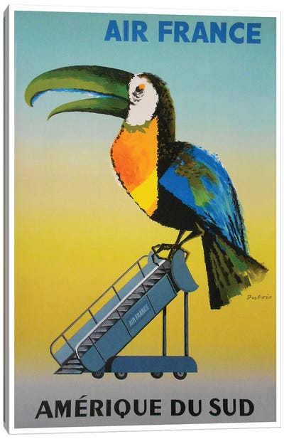 South America - Air France Canvas Art Print
