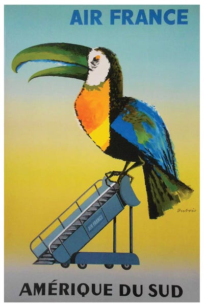 South America: South America - Air France by Unknown Artist