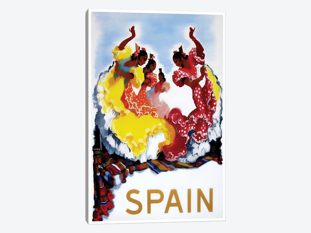Spain I by Unknown Artist 1-piece Canvas Art