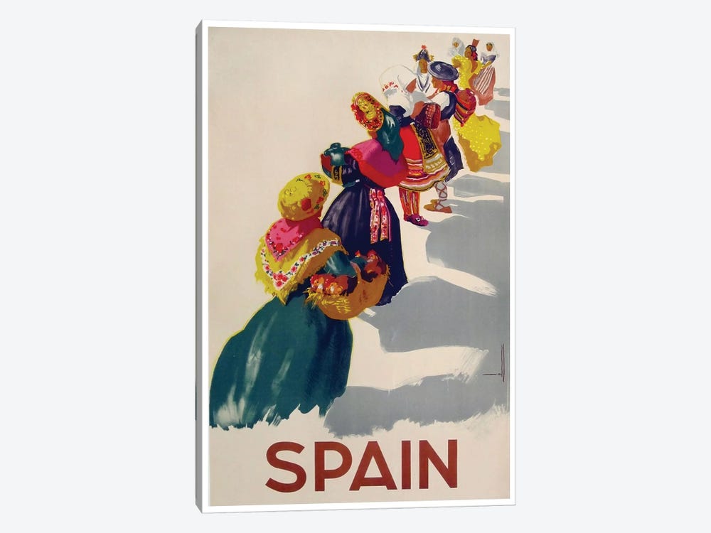 Spain II by Unknown Artist 1-piece Art Print