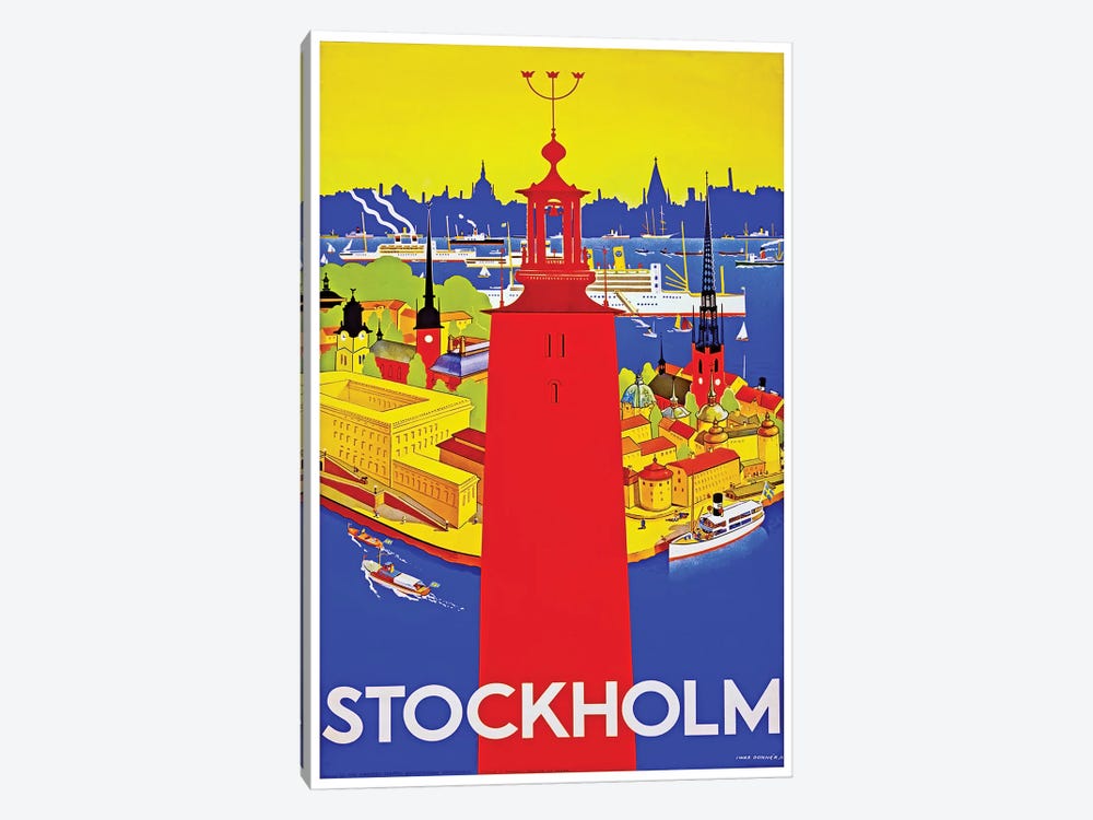 Stockholm by Unknown Artist 1-piece Art Print
