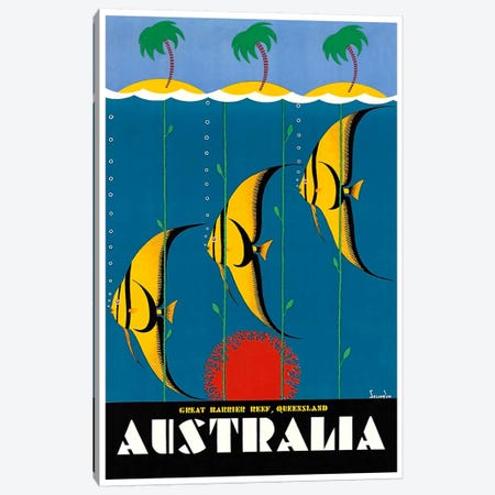 Australia II Canvas Print #LIV32} by Unknown Artist Canvas Print