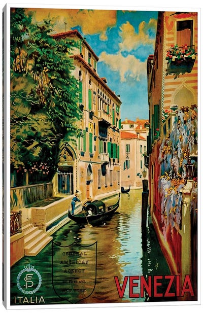 Venezia I Canvas Art Print - Vintage Travel Posters