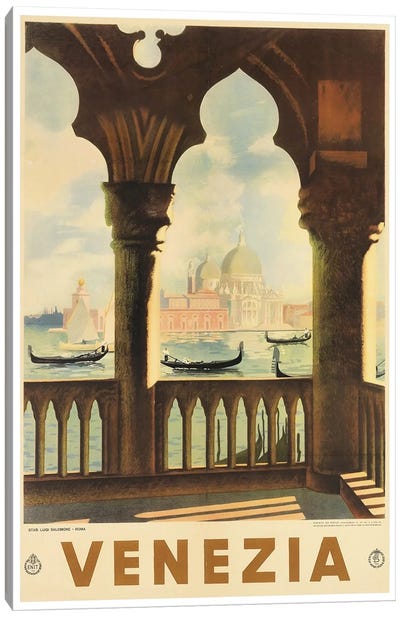 Venezia II Canvas Art Print - Column Art