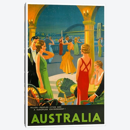 Australia III Canvas Print #LIV33} by Unknown Artist Canvas Art Print