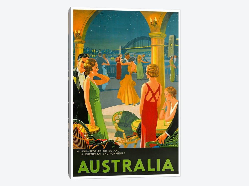 Australia III by Unknown Artist 1-piece Canvas Art
