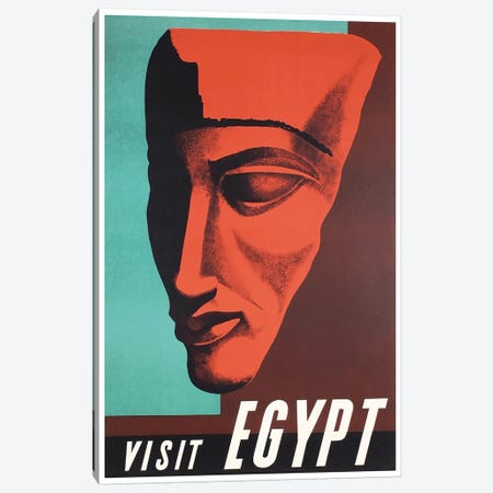Visit Egypt Canvas Print #LIV347} by Unknown Artist Canvas Artwork