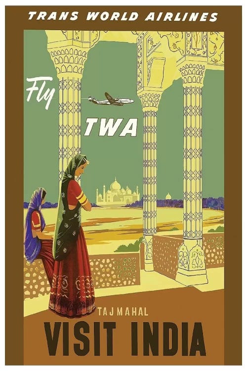 Visit India - Fly TWA