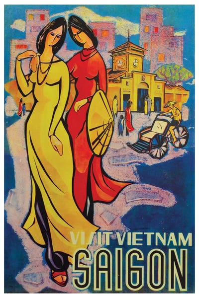 Asia: Visit Vietnam: Saigon by Unknown Artist