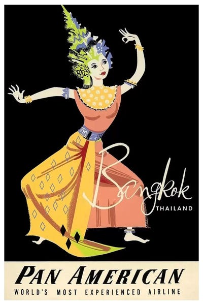 Southeast Asian Culture: Bangkok, Thailand - Pan American by Unknown Artist