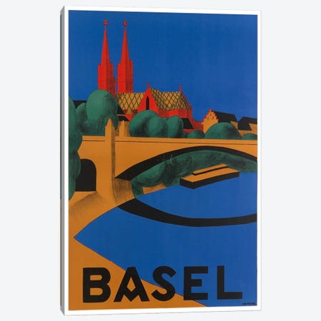 Basel, Switzerland Canvas Print #LIV39} by Unknown Artist Canvas Art Print