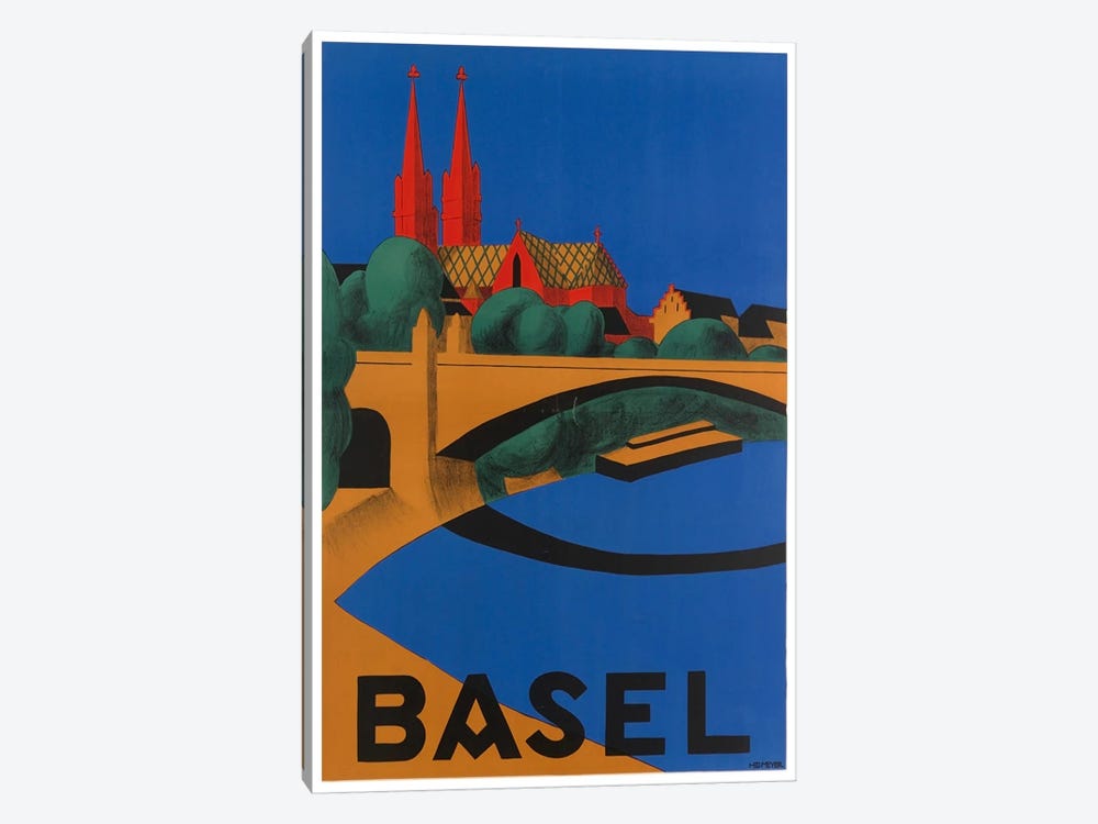 Basel, Switzerland by Unknown Artist 1-piece Canvas Artwork
