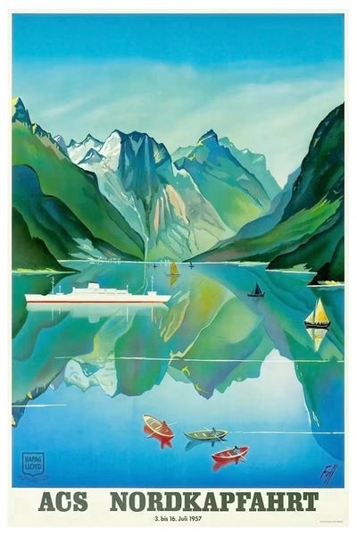 Norway: ACS Nordkapfahrt (North Cape Voyage), July 3-16, 1957 by Unknown Artist