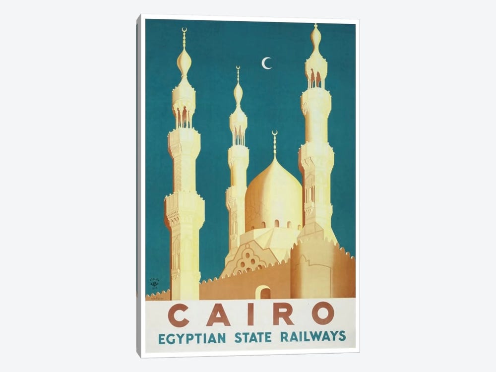 Cairo - Egyptian State Railways by Unknown Artist 1-piece Art Print