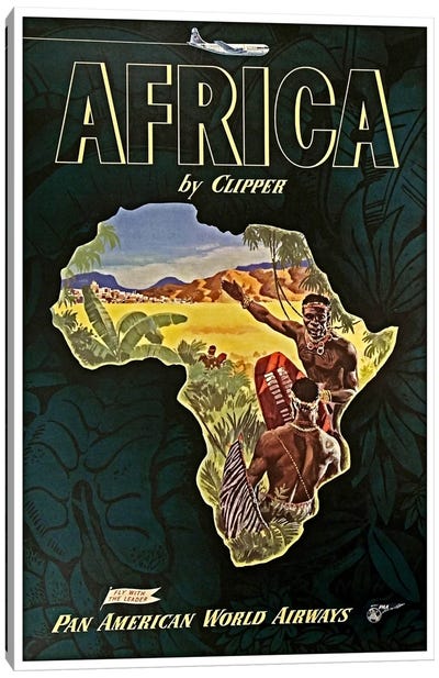 Africa - Pan Am I Canvas Art Print - Africa Art