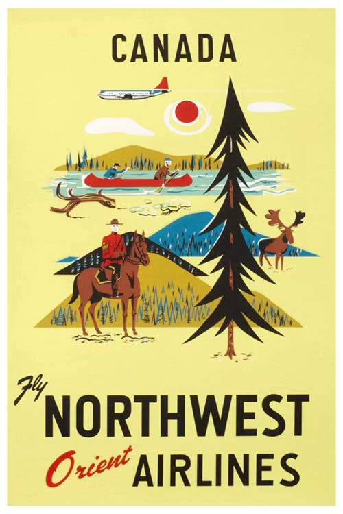 Canada - Fly Northwest Orient Airlines