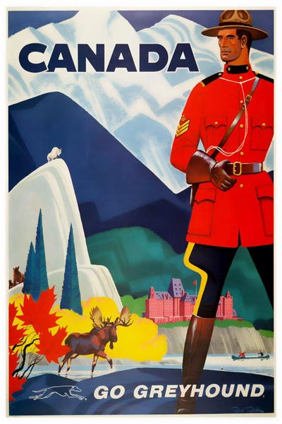Canada: Canada - Go Greyhound by Unknown Artist
