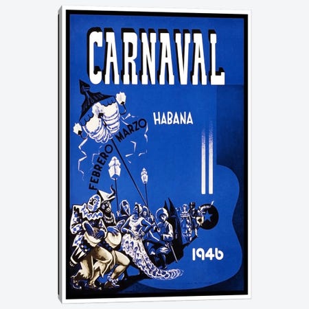 Carnaval: Habana, Febrero-Marzo 1946 Canvas Print #LIV55} by Unknown Artist Canvas Art