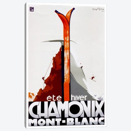 Chamonix-Mont-Blanc I Canvas Print #LIV56} by Unknown Artist Canvas Wall Art