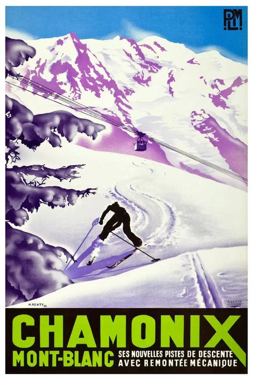 Chamonix-Mont-Blanc II by Unknown Artist wall art