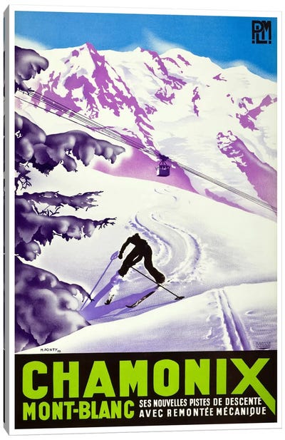 Chamonix-Mont-Blanc II Canvas Art Print - Chamonix