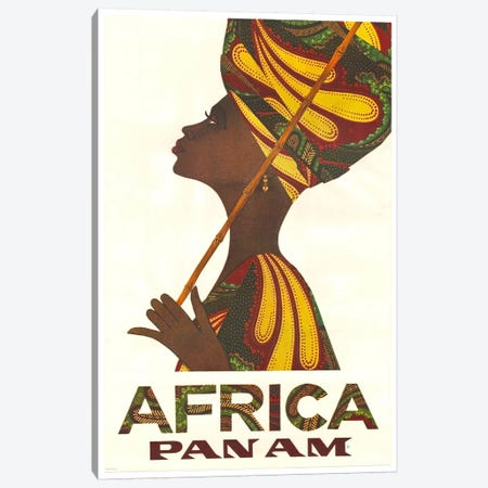 Africa - Pan Am II Canvas Print #LIV5} by Unknown Artist Canvas Artwork
